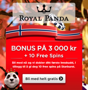 Royal panda casino bonus